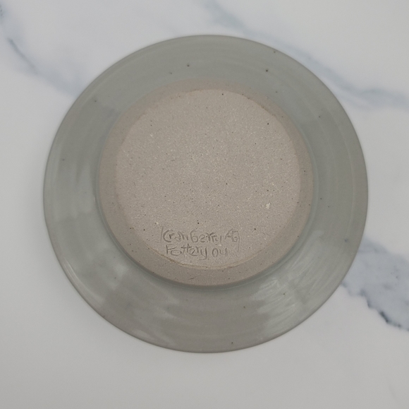 Cranberry Pottery BC Canada Stoneware Candleholder - Picture 2 of 16